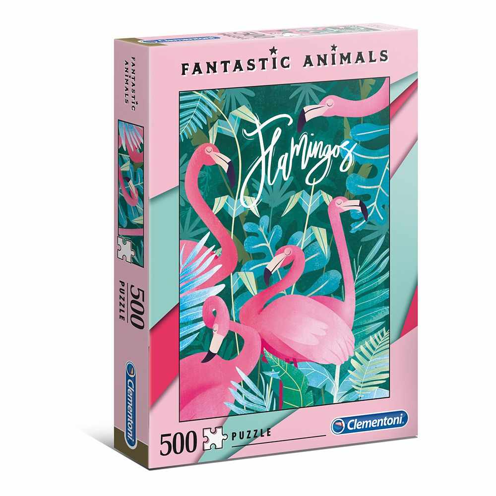 Puzzle 500 piese Clementoni Fantastic Flamingo