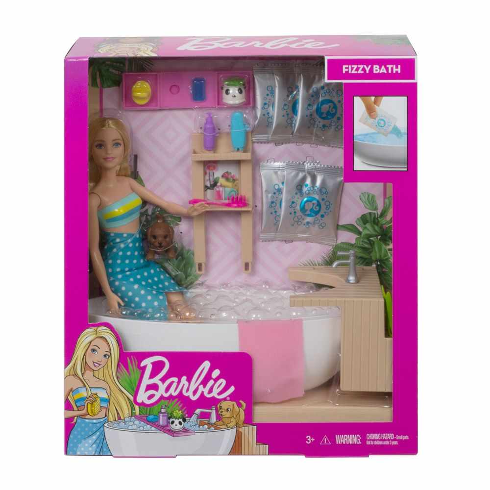 Set de joaca Barbie cu cada cu bule