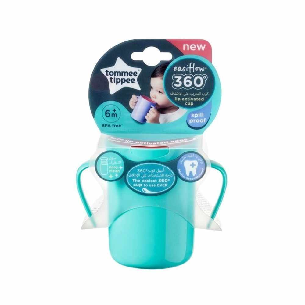 Cana cu manere Tommee Tippee Easy Flow 200 ml, 6 luni +