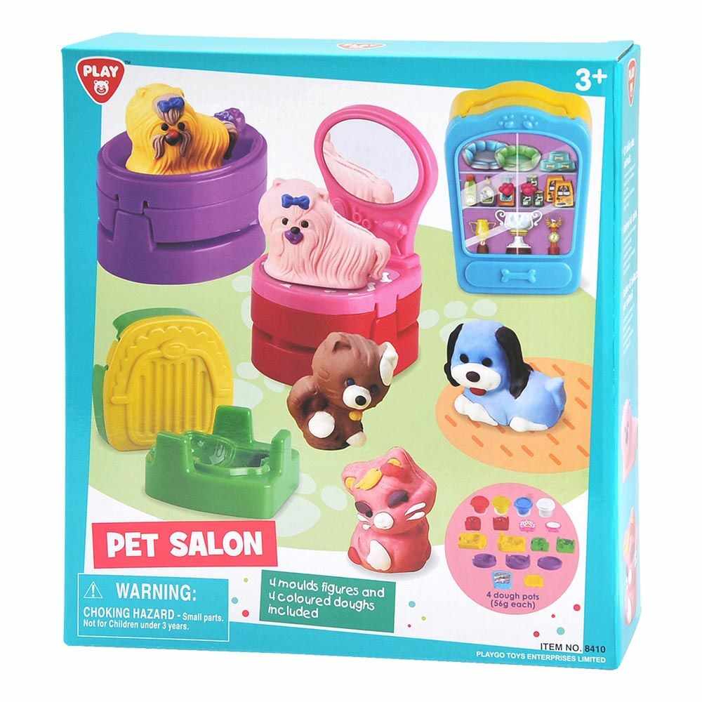 Set plastilina cu accesorii Play Go Pet Salon