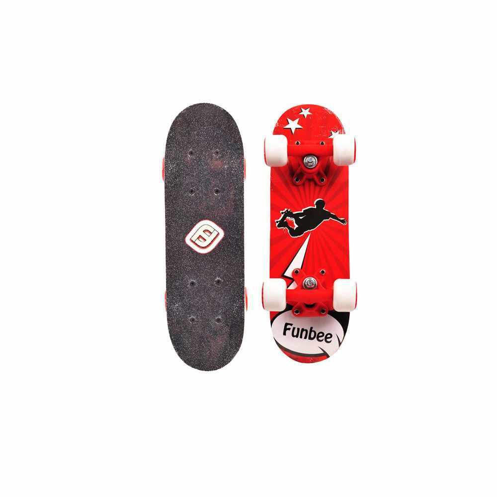 Mini Skateboard Funbee Cruiser Red 43 cm