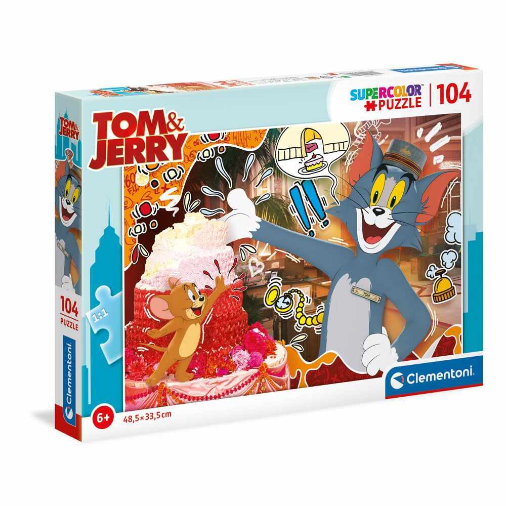 Puzzle 104 piese Clementoni Tom si Jerry 27516