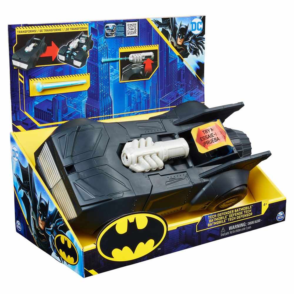 Masinuta transformabila DC Batman Tech Defender Batmobil