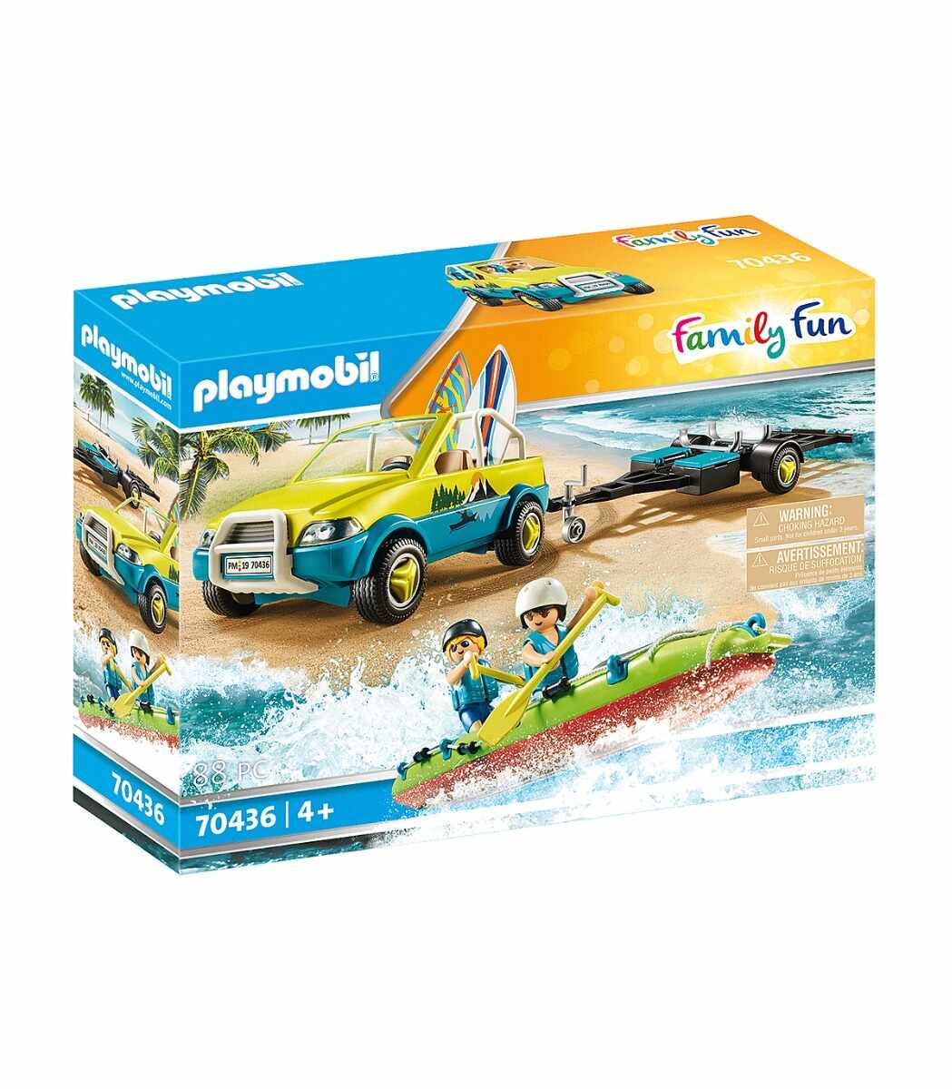 Playmobil PM70436 Masina de plaja cu canoe