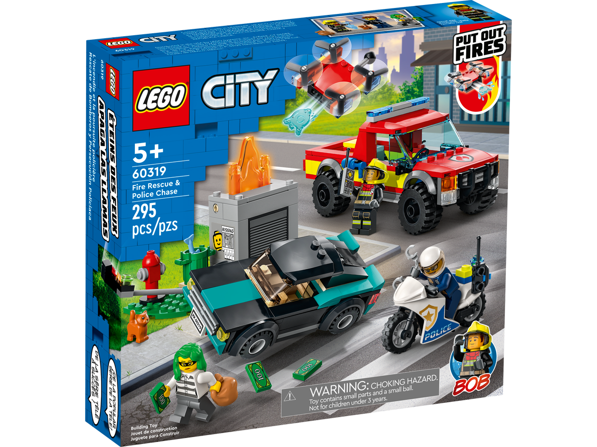 LEGO City - Fire Rescue & Police Chase (60319) | LEGO