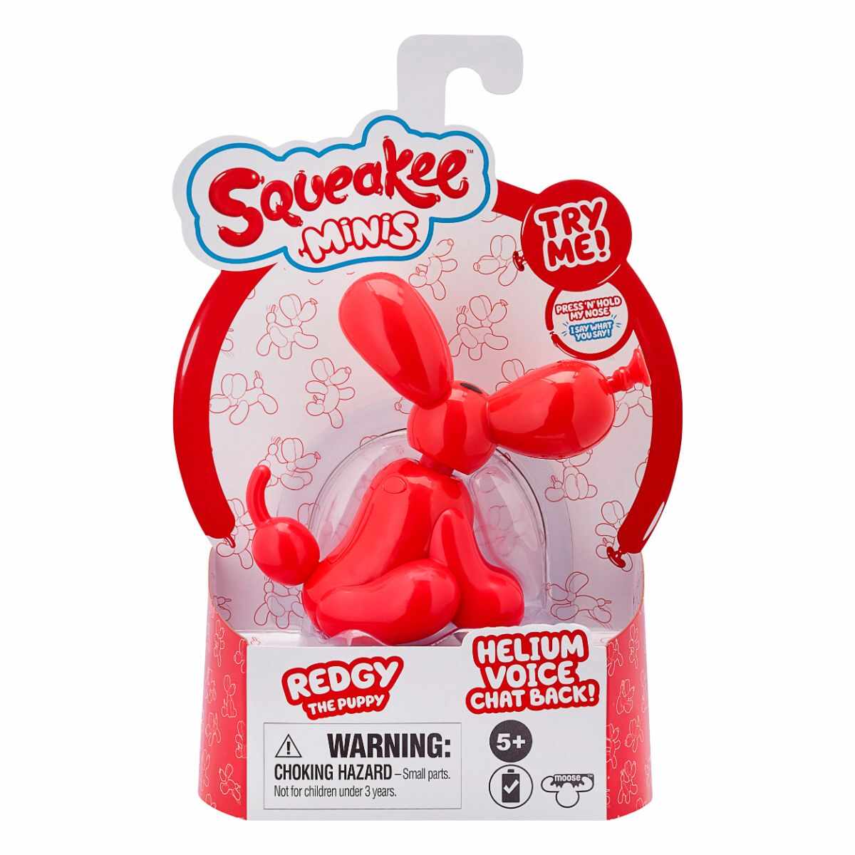 Jucarie interactiva Squeakee Minis, Puppy Red, 12321