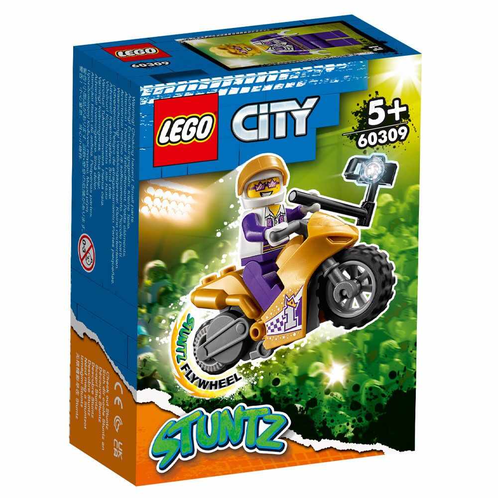 Lego City Motocicleta de cascadorii Selfie 60309