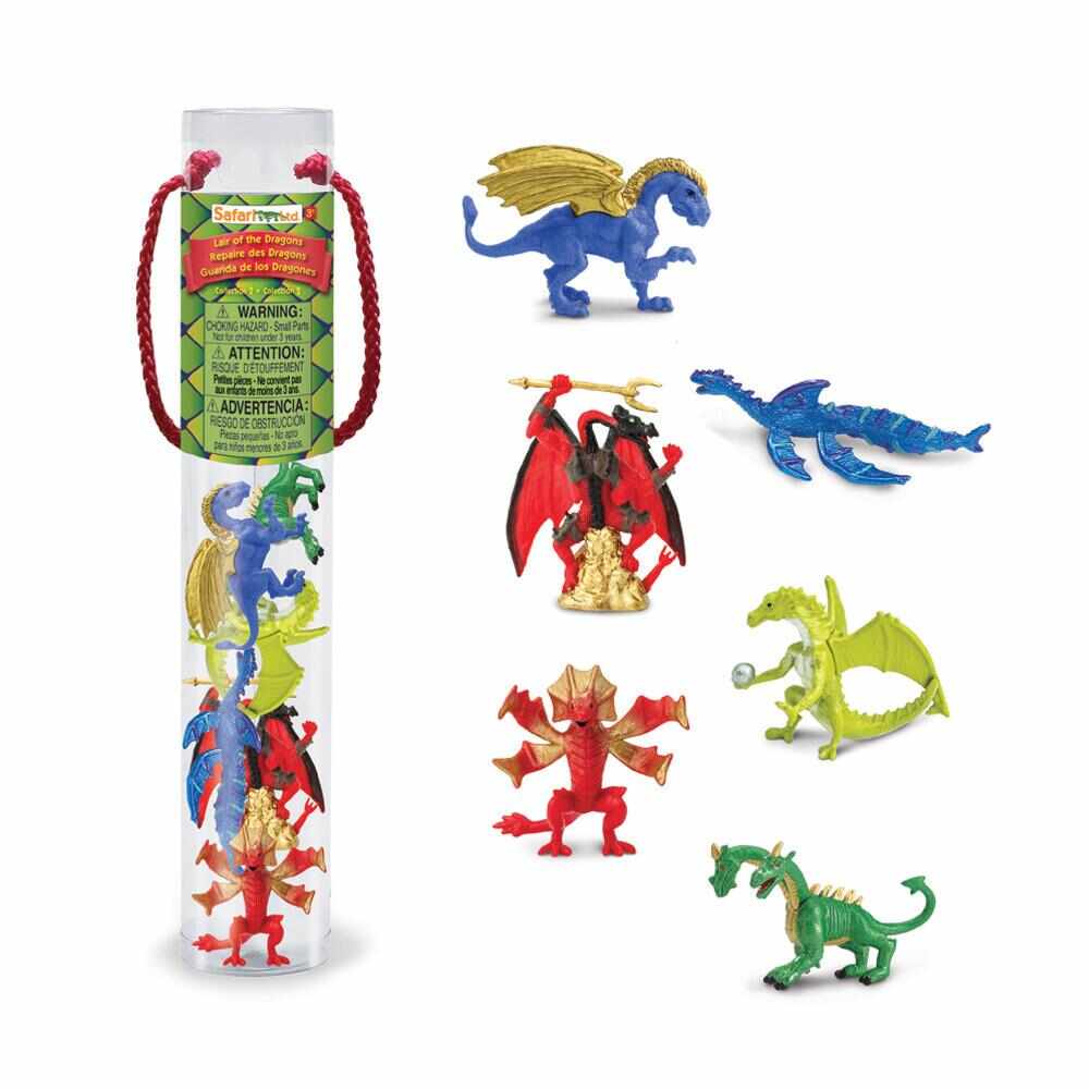 Tub cu figurine - Lair of the Dragons - Model 2 | Safari