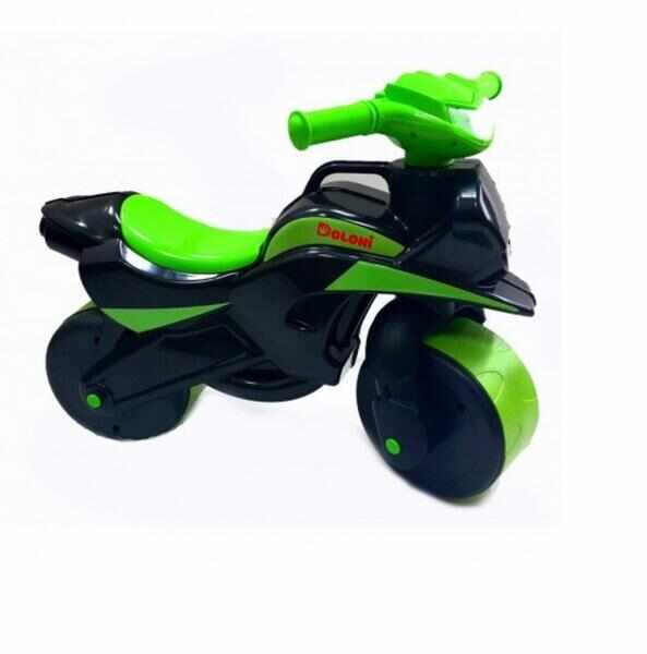 Motocicleta de impins Music 013959 verde negru