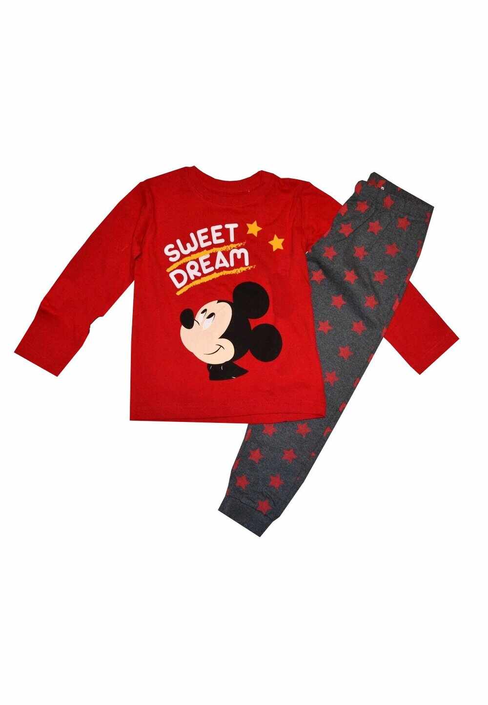 Pijama ML, bumbac, Sweet Dream, Mickey Mouse, rosie