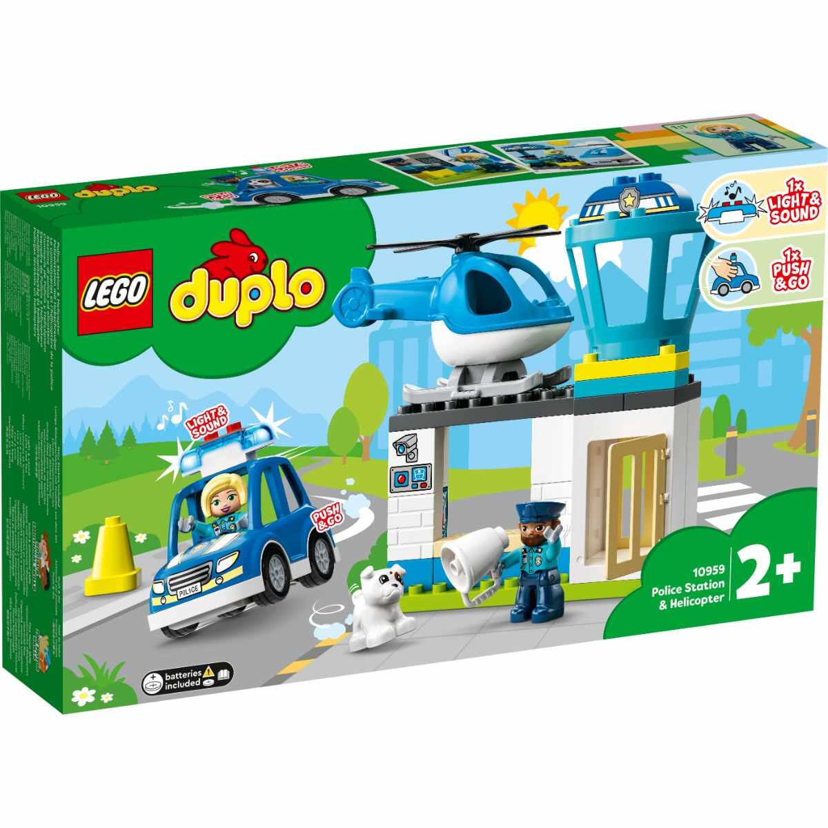 LEGO® Duplo - Sectie de politie si elicopter (10959)