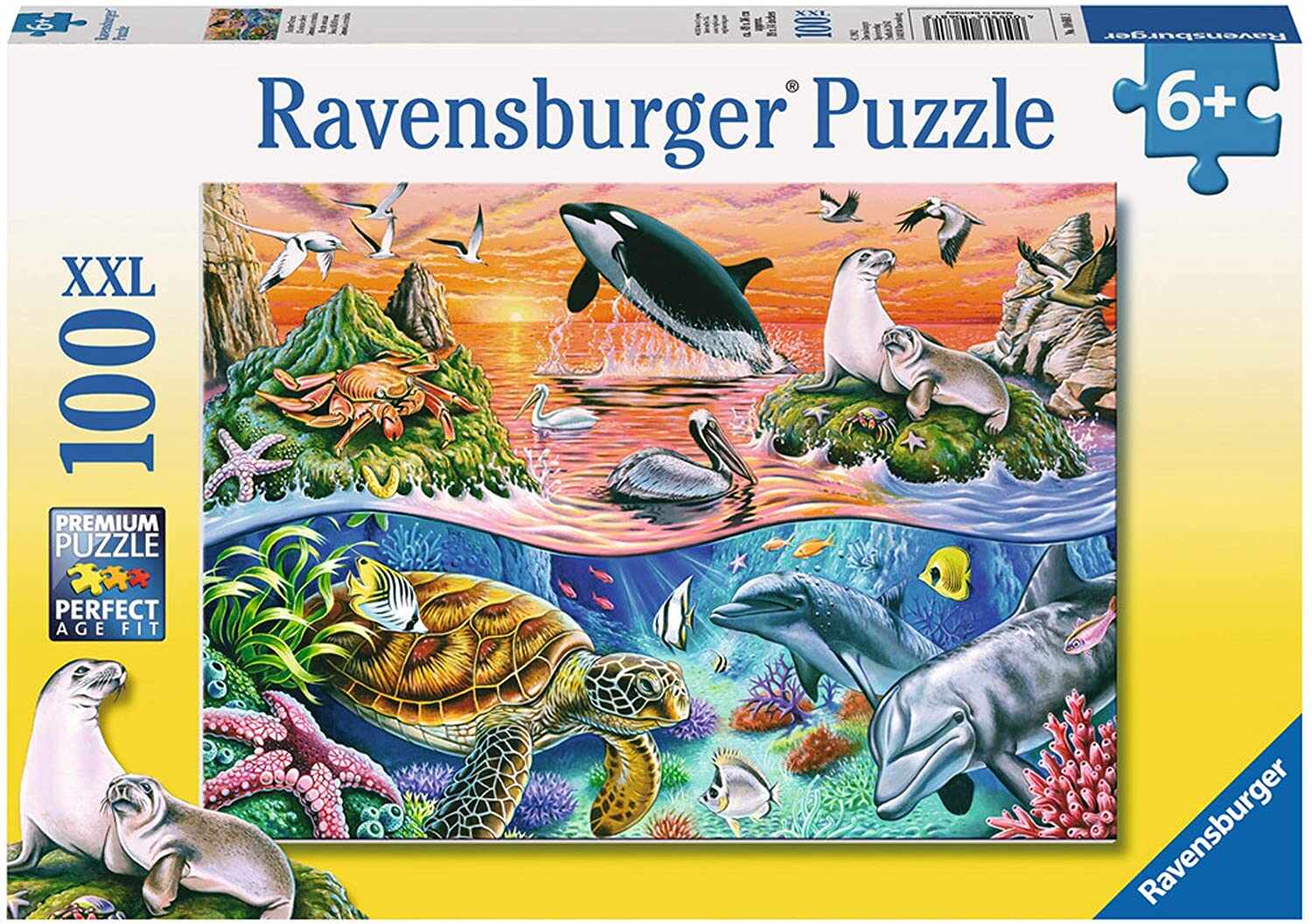 Puzzle 100 piese - Minunatul Ocean | Ravensburger