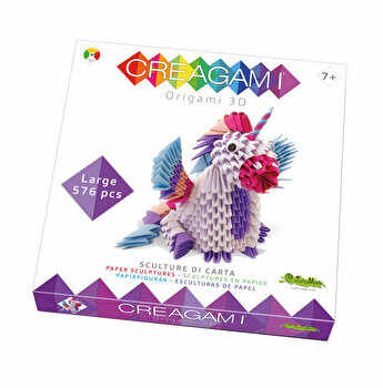 Origami 3D, Creagami - Unicorn, 576 piese