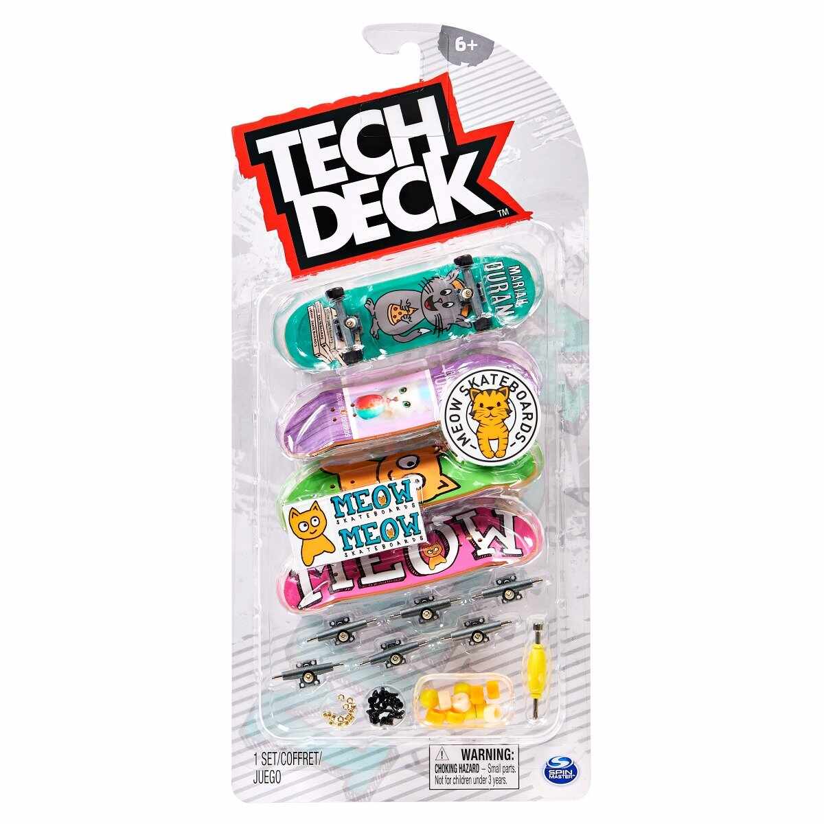 Set mini placa skateboard Tech Deck, 4 buc, 20136681