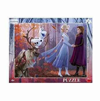cave Pronoun rack Puzzle 3 in 1 - Frozen: Elsa, Anna si Olaf, 147 piese - 200 produse