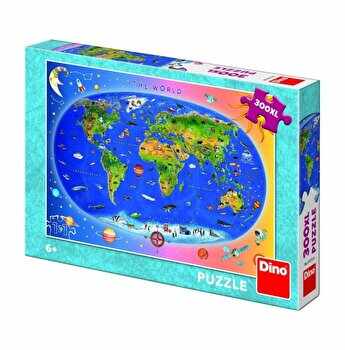 Puzzle XL Harta Lumii, 300 piese