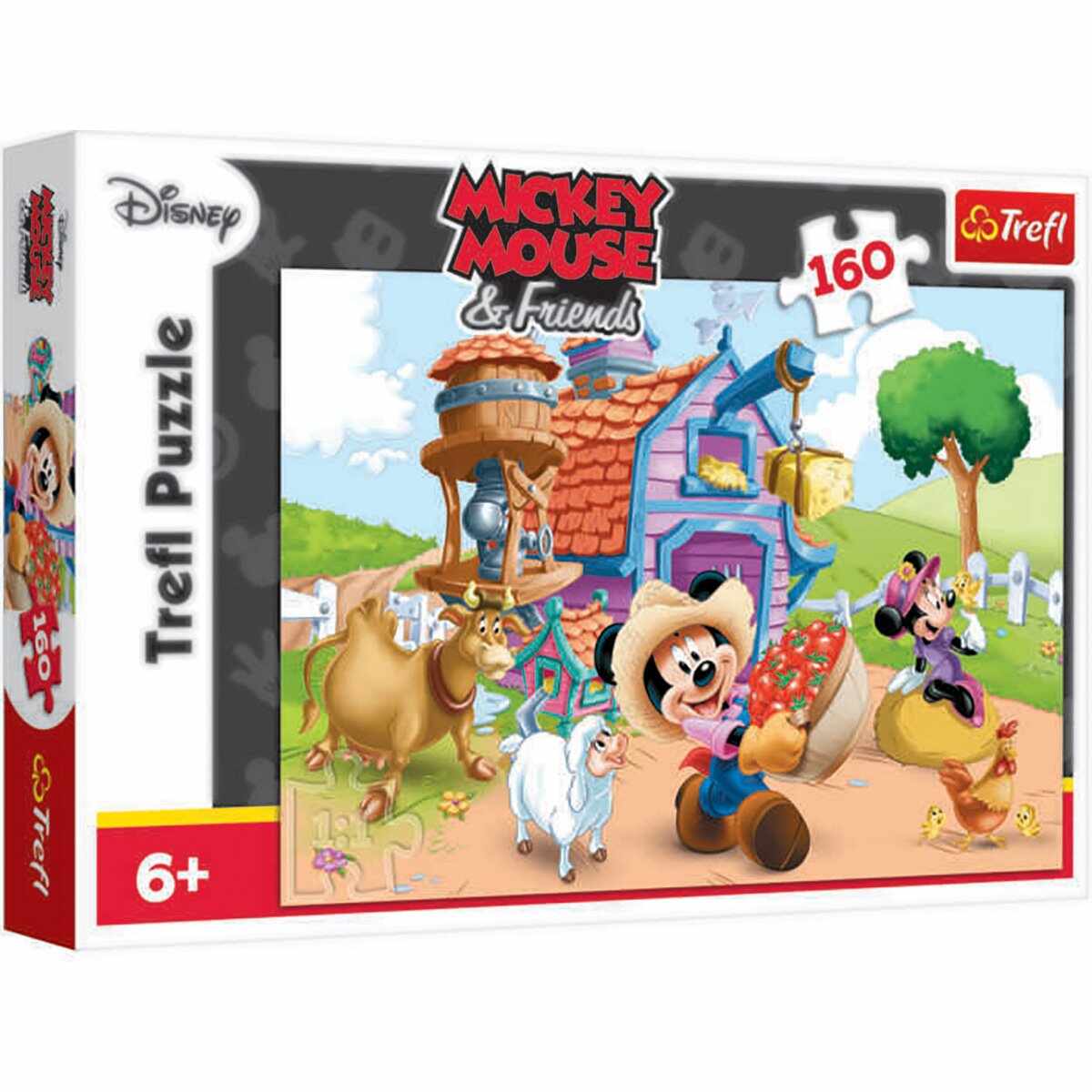 Puzzle Trefl, Mickey Mouse fermierul, 160 piese