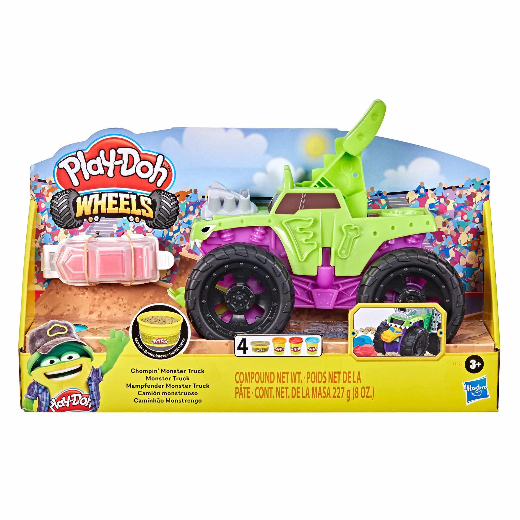 Set plastilina - Play-Doh Wheels - Chompin Monster Truck | Hasbro