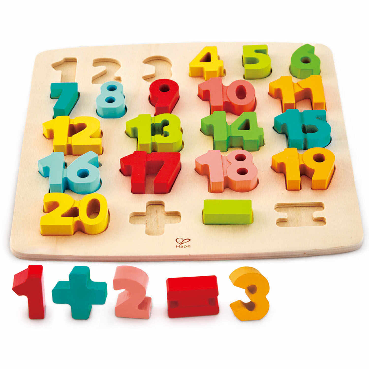 Puzzle educativ - Chunky Number Math Puzzle | Hape