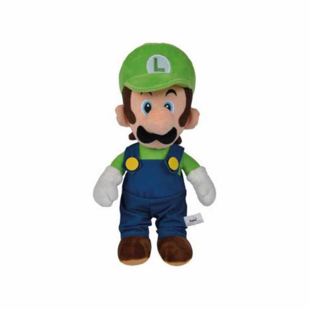 Jucarie de plus - Super Mario - Luigi, 30 cm | Simba
