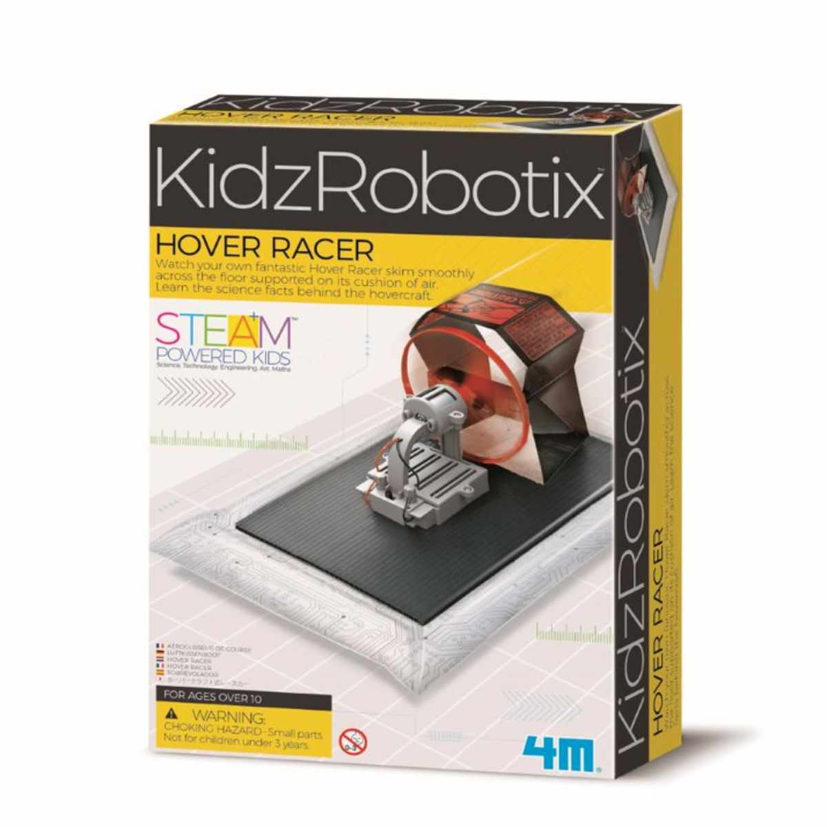Kit constructie robot, 4M, Hover Racer Kidz Robotix