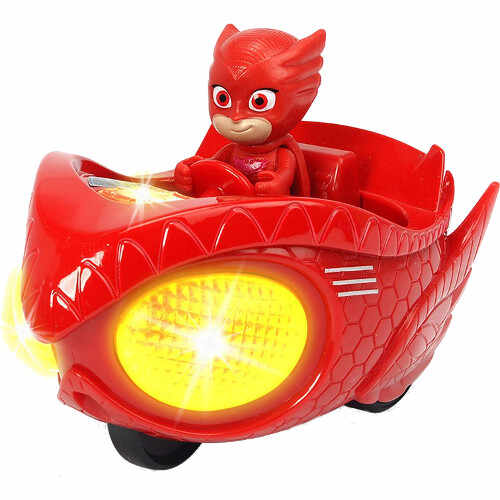 Masina Dickie Toys Eroi in Pijama Mission Racer Owlette cu Figurina