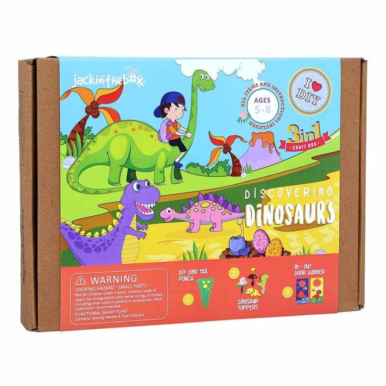 Kit creatie 3in1 - Descopera Dinozaurii | Jack In The Box