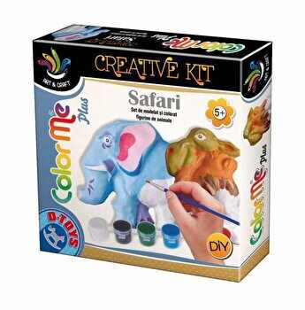 Joc creativ D-Toys Color Me Plus - Safari