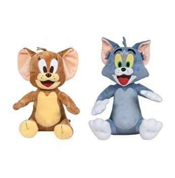 Set 2 jucarii din plus Play by Play Tom and Jerry, 18 cm