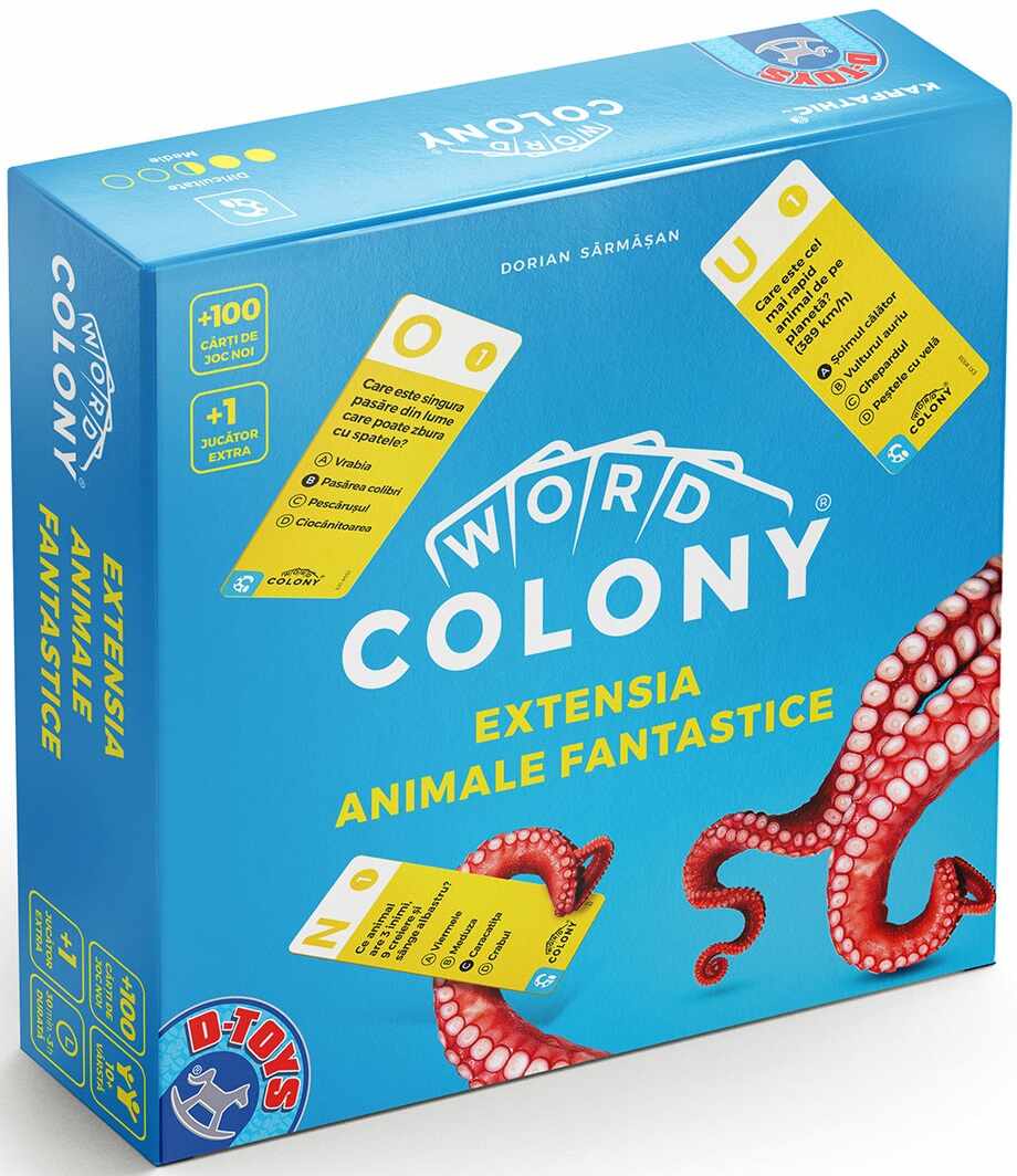 Extensie - Word Colony - Animale fantastice | D-Toys