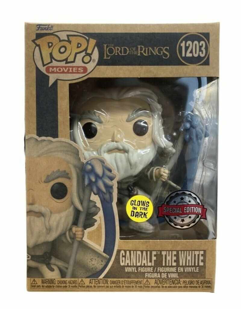Figurina - Lord of the Rings - Gandalf the White - Glows in the Dark | FunKo