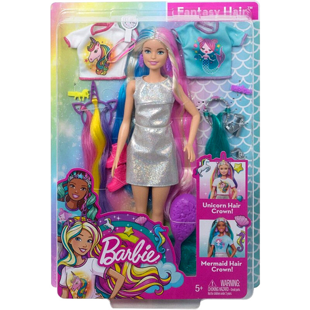 Papusa cu accesorii Barbie Fantasy Hair
