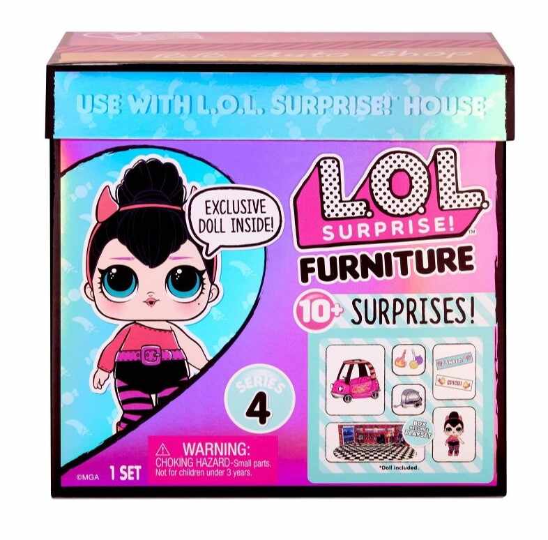 Papusa LOL Surprise cu mobila B.B. Auto Shop & Spice Doll Seria 4