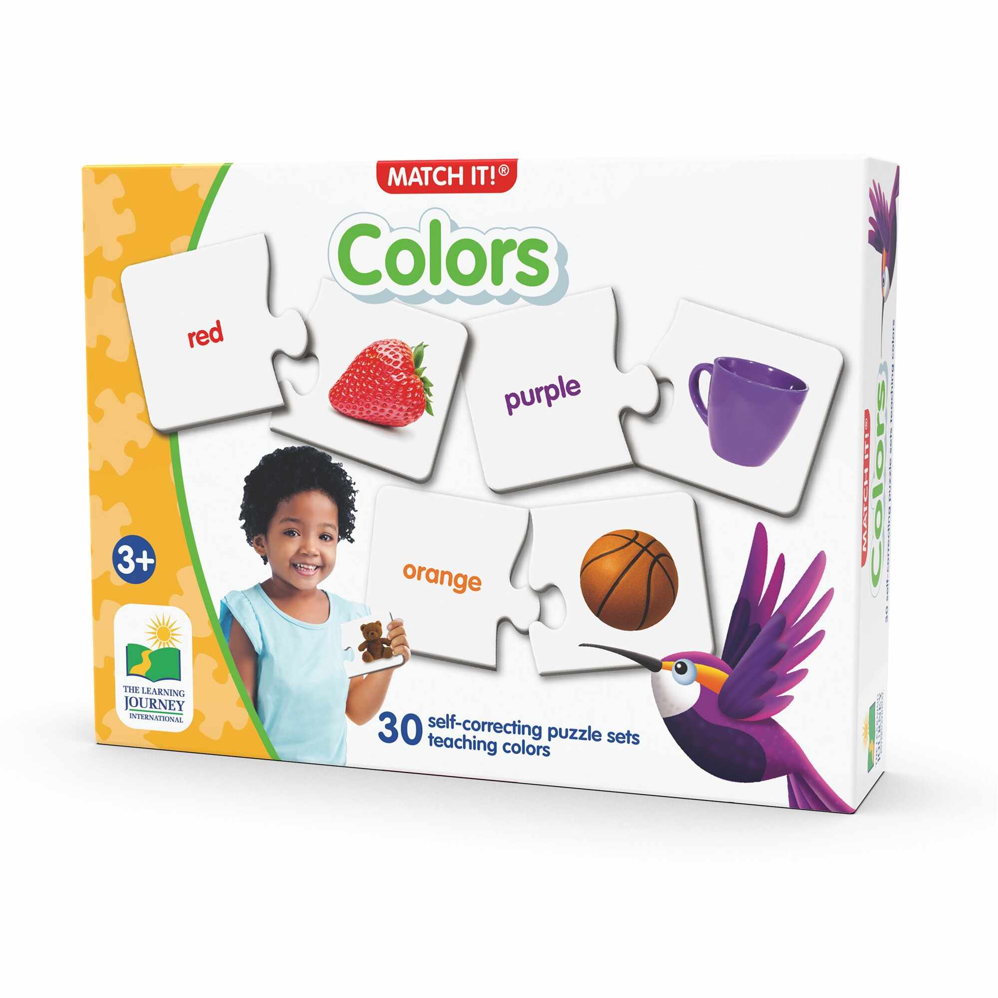 Puzzle educativ - Match It! Colors | The Learning Journey