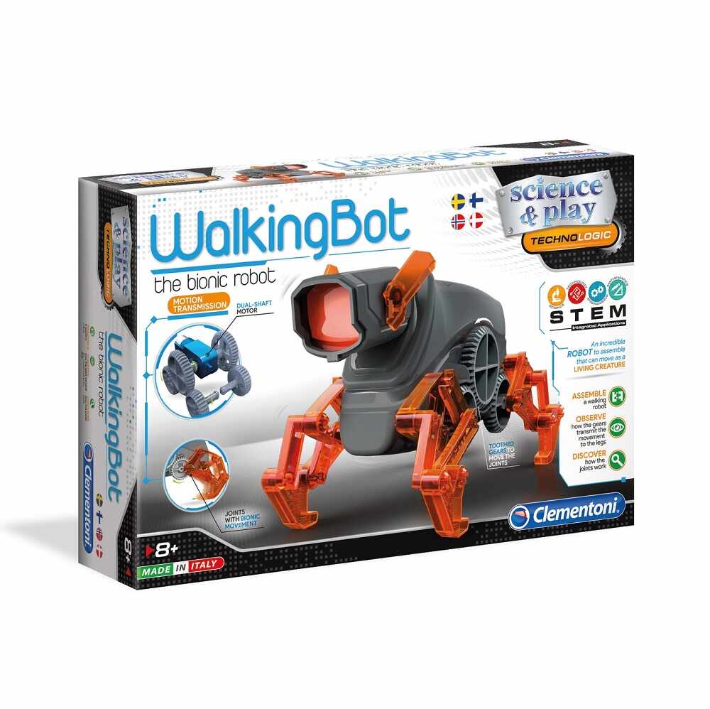 Robot programabil Clementoni Science Play Walking Bot