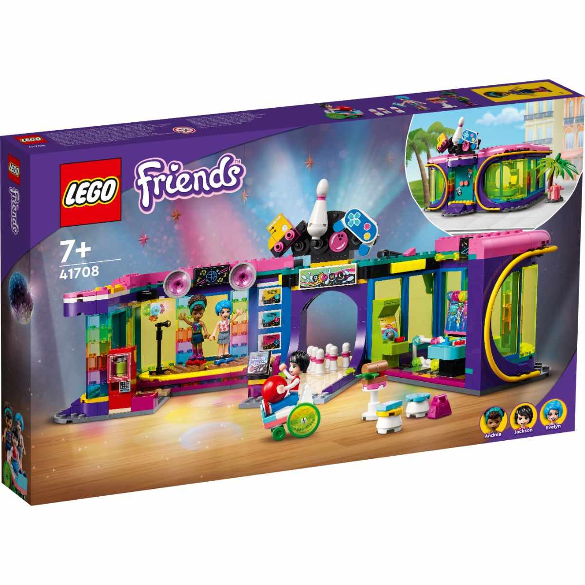 LEGO® Friends - Galeria disco cu jocuri electronice (41708)
