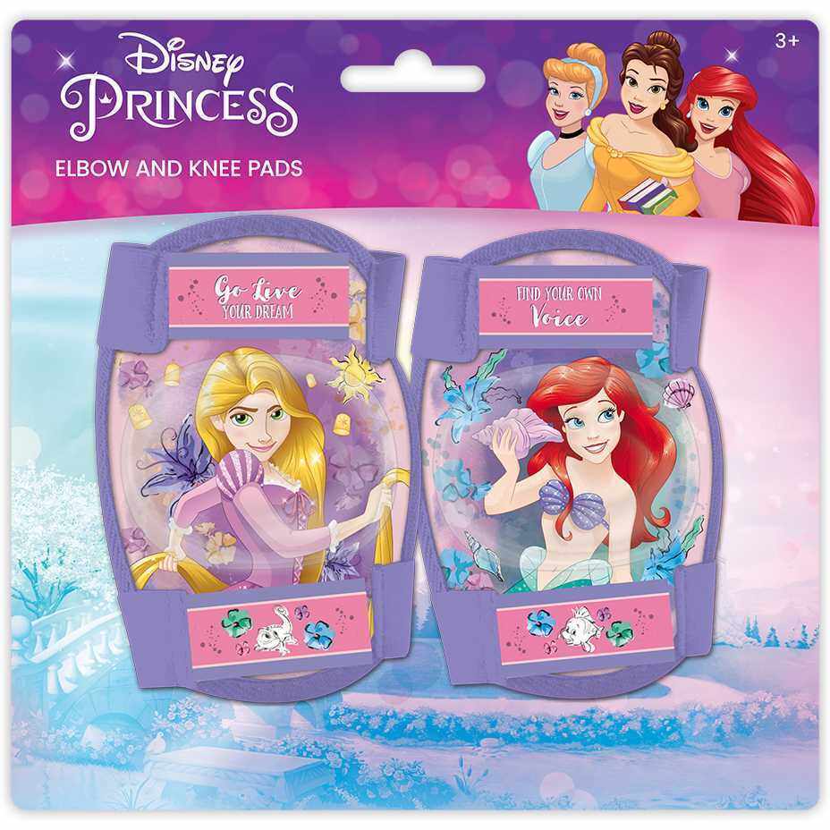 Set protectie cotiere genunchiere Princess Rapunzel and Ariel Seven SV59095