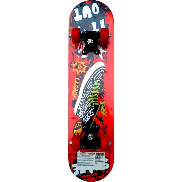 Skateboard lemn 60 cm suport plastic 7