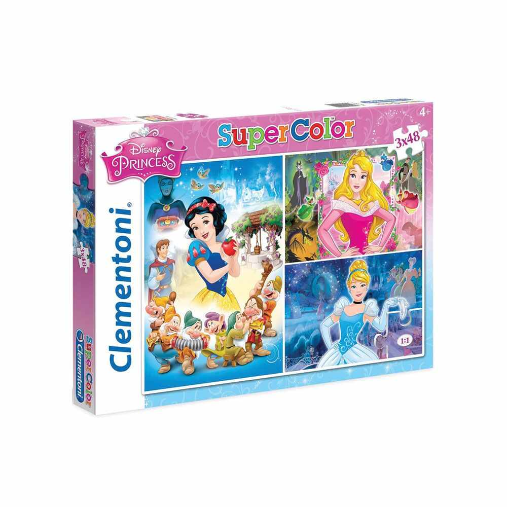 Puzzle 3X48 piese Clementoni Disney Princess