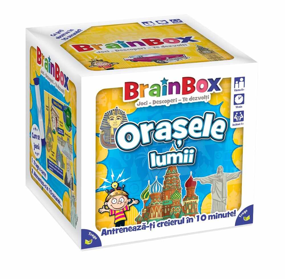 Joc educativ BrainBox Orasele lumii