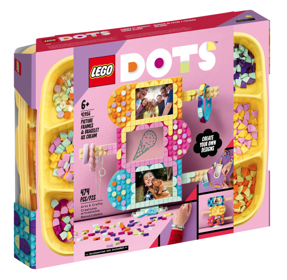 LEGO Dots - Ice Cream Picture Frames & Bracelet (41956) | LEGO