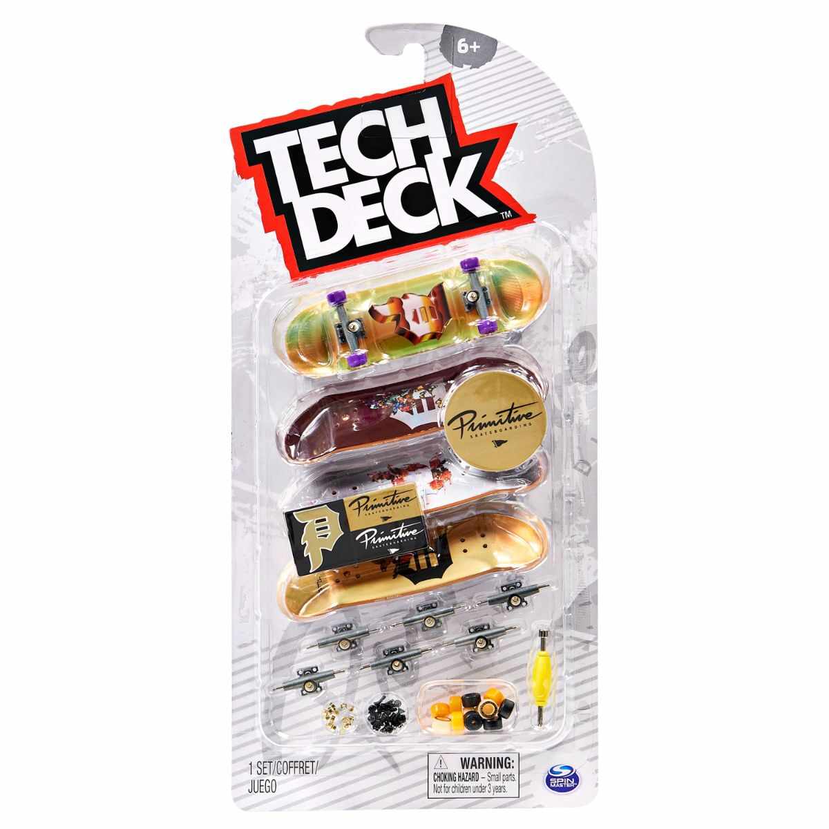 Set mini placa skateboard Tech Deck, 4 buc, 20136682