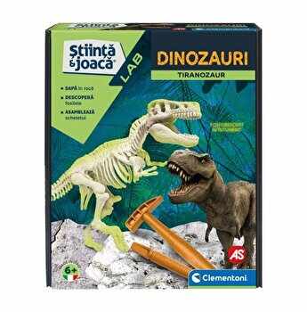 Stiinta si joaca - Descopera dinozaurul Triceraptops