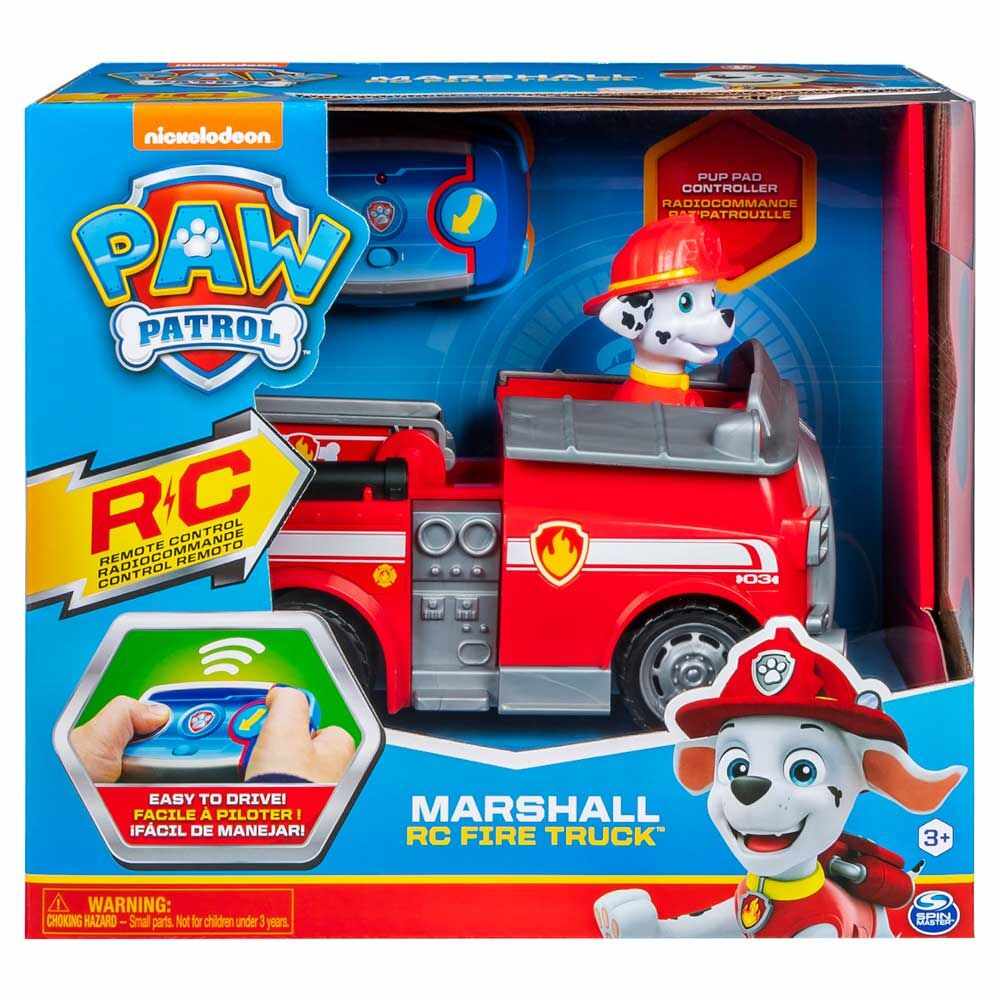 Camionul de pompieri a lui Marshal cu telecomanda Paw Patrol