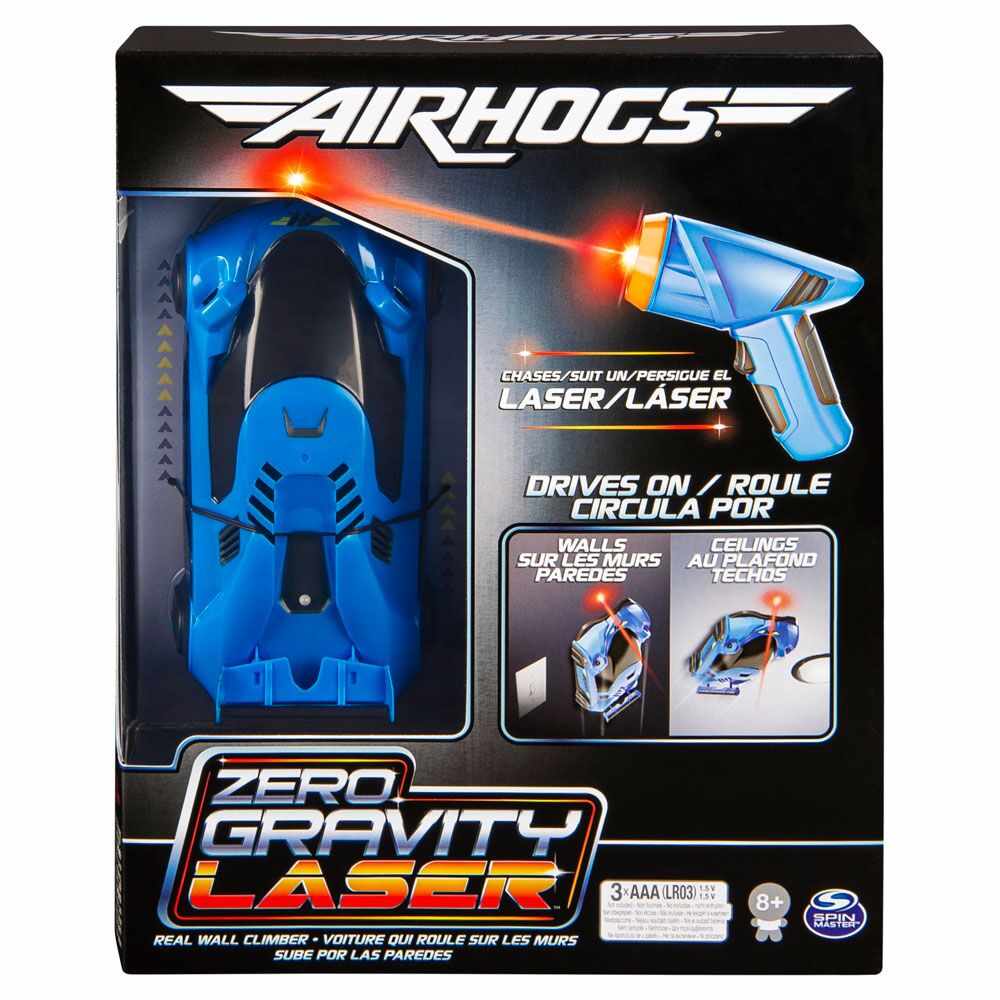 Masinuta cu telecomanda Air Hogs Zero Gravity Laser Blue