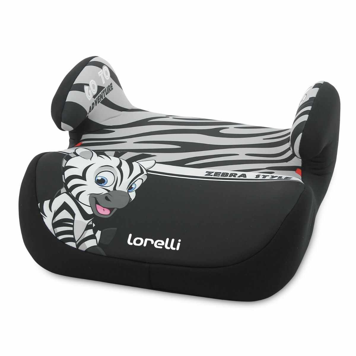 Inaltator auto, Lorelli, Topo Comfort, 15-36 kg, Zebra Grey White