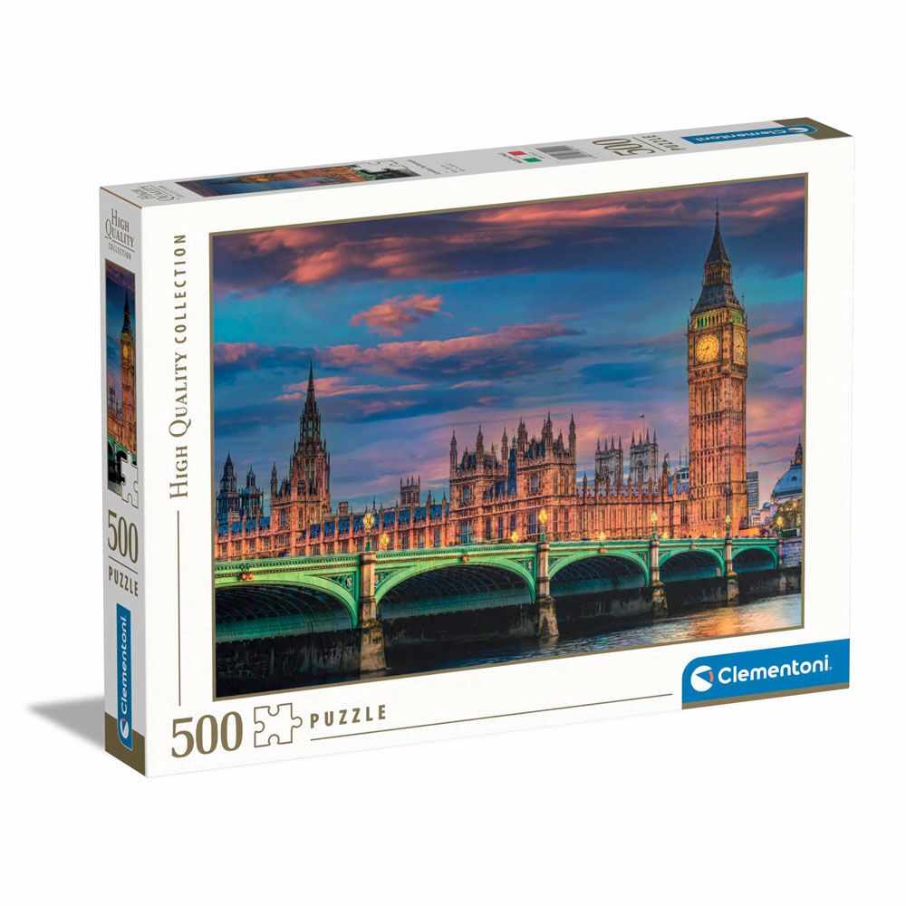 Puzzle 500 piese Clementoni High Quality Collection The London Parliament