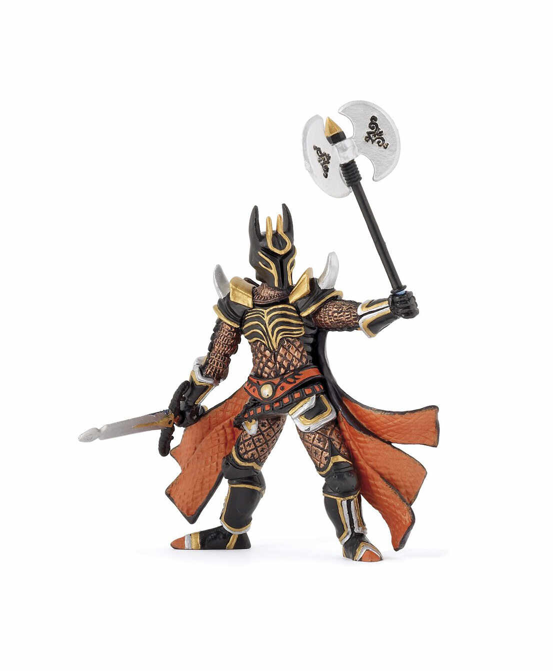 Figurina - Knight with a triple battle axe | Papo