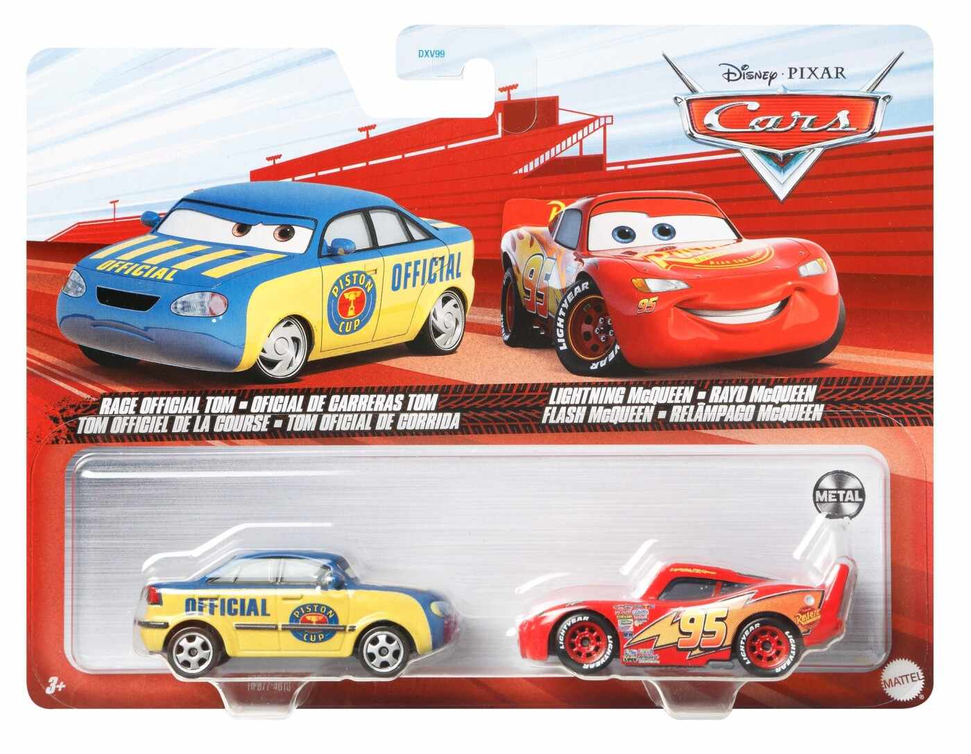 Set masiunte - Disney Cars 3 - Race Official Tom & Lightning McQueen | Mattel