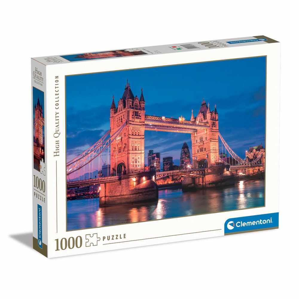 Puzzle 1000 piese Clementoni High Quality Collection Tower Bridge at Night